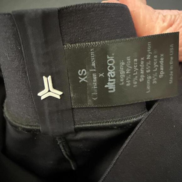 Ultracor Women's Lace Bonding Ultra High Legging NC3 Nero/Metallic Black Size XS - Picture 8 of 11